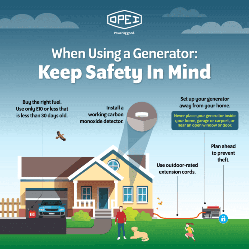 Tips: OPEI's tips for safe generator use